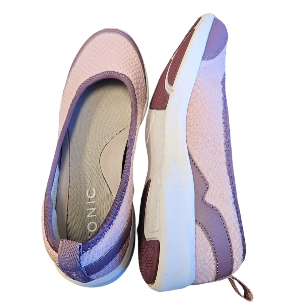 Vionic Sky Sena Lilac Comfort Womens Flat Shoes NEW - Picture 3 of 9